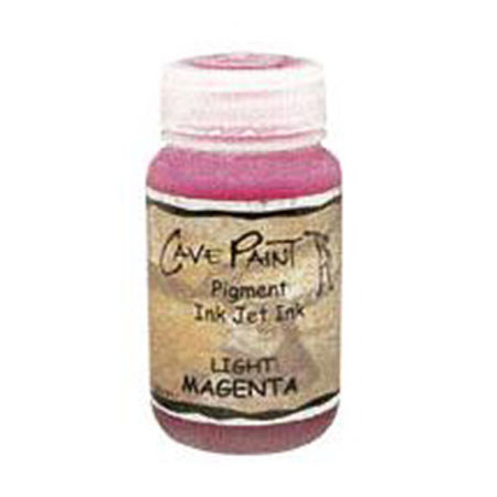 Lyson Cave Paint Pigment Light Magenta 8 oz. Bulk Ink Bottle for Epson Stylus Photo 2000P and 2200P Inkjet Printers