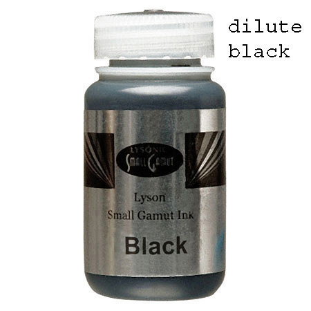 Lyson Small Gamut Dilute Black 125ml Bulk Ink Bottle for Epson Stylus Photo 2200P Inkjet Printer