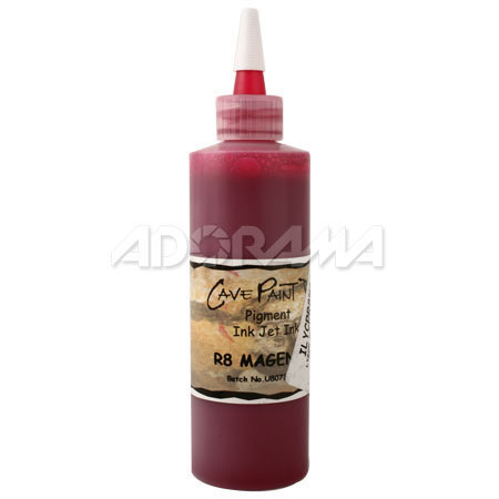 Lyson Cave Paint R8 Magenta Ink, 8 oz. Bulk Bottle for the 8 Color Bulk System for Epson Stylus Photo R800 & R1800 Inkjet Printers