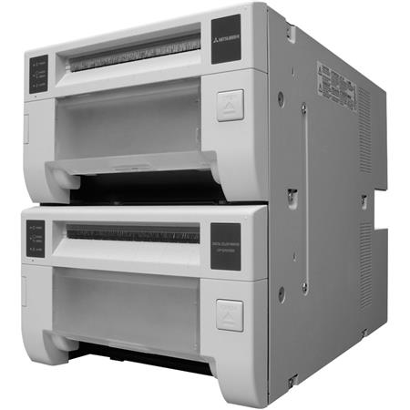 Mitsubishi CP-D70DW Double-Deck Compact Digital Dye Sublimation Thermal Photo Printer, 6x8