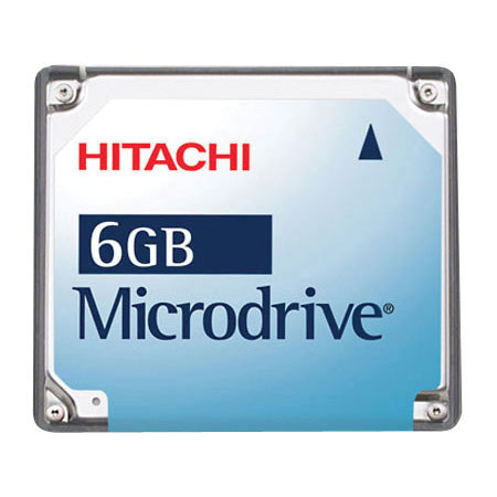 Pexagon / Hitachi 6 GB Microdrive Without PCMCIA Type II Card Adapter. image