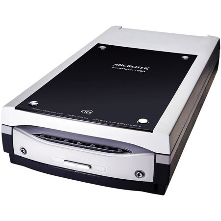 Microtek ScanMaker i800 Flatbed Scanner, 4800dpi, 8.5" x 14", with Hi-Speed USB &amp; FireWire Interfaces image