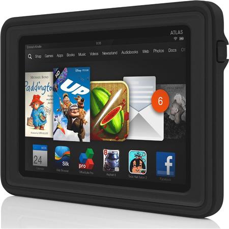Incipio Atlas Ultra Rugged Waterproof Case for Kindle Fire HD (2013) , Black