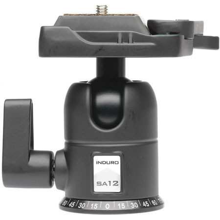 Induro SA-12 Ballhead with 1/4-20 Quick Release Plate, Supports 13 lbs. image