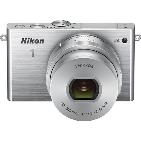 Nikon 1 J4 Mirrorless Digital Camera with 10-30mm VR Lens, 18.4MP, 60 fps, 3
