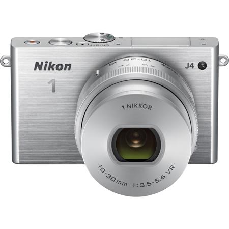 Nikon 1 J4 Mirrorless Digital Camera with 10-30mm VR Lens, 18.4MP, 60 fps, 3