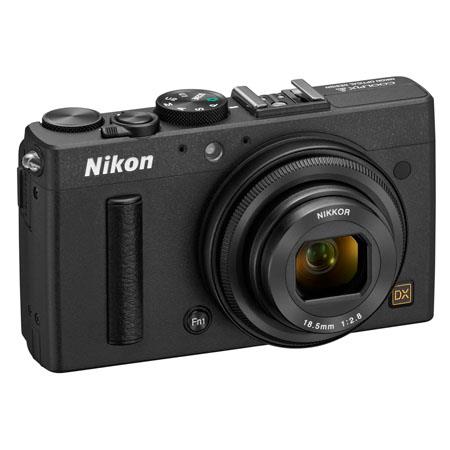 Nikon Coolpix A Digital Camera, 16.2 Megapixel, DX Format CMOS, 18.5mm Wide Angle Lens, Full HD 1080p Video, Black