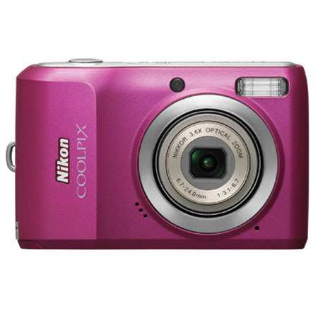 Nikon Coolpix L19 Digital Camera, Pink - Refurbished by Nikon U.S.A. image