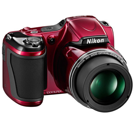 Nikon COOLPIX L820 16 Megapixel Digital Camera - Red