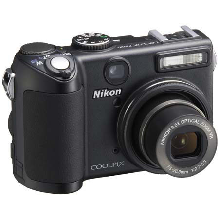 Nikon Coolpix P5100 Digital Camera - Black - Refurbished by Nikon U.S.A. image