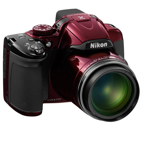 Nikon COOLPIX P520 18 Megapixel Digital Camera - Red