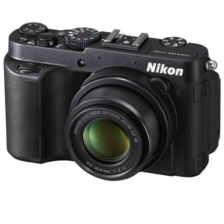 Nikon CoolPix P7700 12.2 Megapixel Digital Camera with 7.1x Optical Zoom, Full HD (1080) Videos, 5-way VR Image Stabilization System, Black