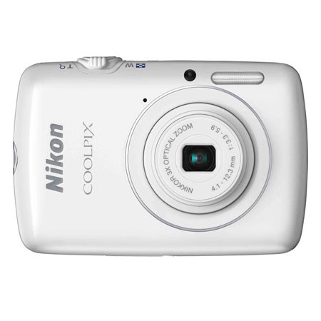 Nikon Coolpix S01 10 Megapixel Digital Camera - White