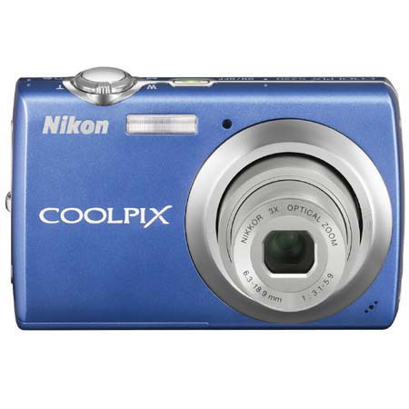 Nikon Coolpix S220 Digital Camera, Blue - Refurbished by Nikon U.S.A. image