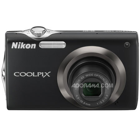 Nikon Coolpix S3000 Digital Camera, Black - Refurbished by Nikon U.S.A. image