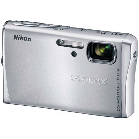 Nikon Coolpix S50 Digital Camera, 7.2 Megapixel, 3x Optical Zoom, 4x Digital Zoom, 3" LCD Display - Silver image