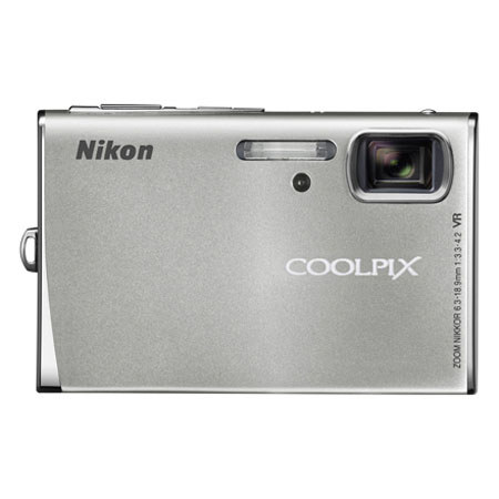 Nikon Coolpix S51 Digital Camera, 8.1 Megapixel, 3x Optical Zoom, 3" LCD Display - Silver - Refurbished by Nikon U.S.A. image