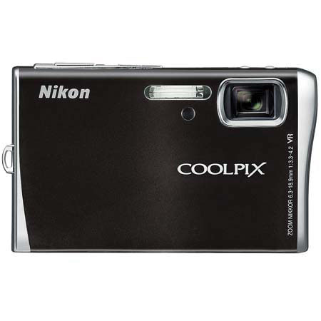 Nikon Coolpix S52c Digital Camera, 9.0 Megapixel, 3x Optical Zoom, 3.0" LCD Display, Vibrant Black - Refurbished by Nikon U.S.A. image