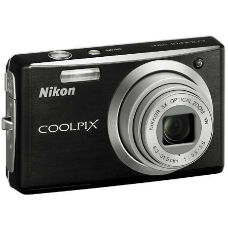 Nikon Coolpix S560 Digital Camera, 10.0 Megapixel, 5x Optical - Black- Refurbished by Nikon U.S.A. image