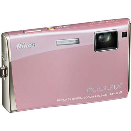 Nikon Coolpix S60 Digital Camera - Champagne Pink - Refurbished by Nikon U.S.A. image