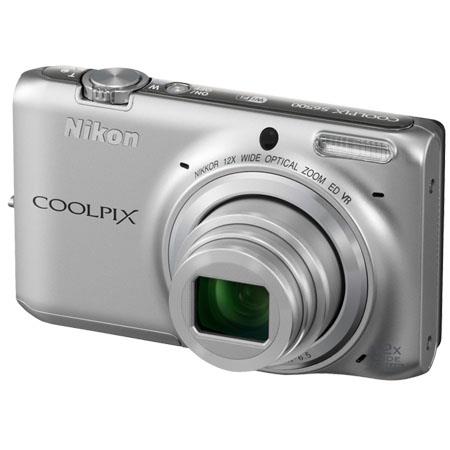 Nikon - Coolpix S6500 160-Megapixel Digital Camera - Silver