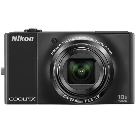 Nikon Coolpix S8000 Digital Camera, Black - Refurbished by Nikon U.S.A. image
