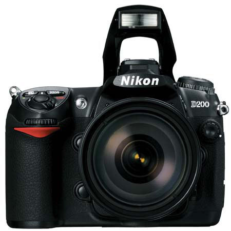 Nikon D200 Digital 10.2mp SLR Camera 7X Zoom Kit Outfit with 18-135mm f/3.5-5.6G ED-IF AF-S DX Zoom-Nikkor Lens, U.S.A. image