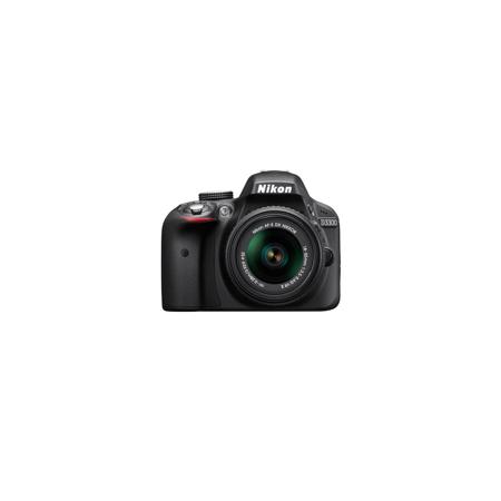 Nikon D3300 Digital SLR Camera with 18-55mm f/3.5-5.6G VR II Lens, Black - Refurbished by Nikon U.S.A.