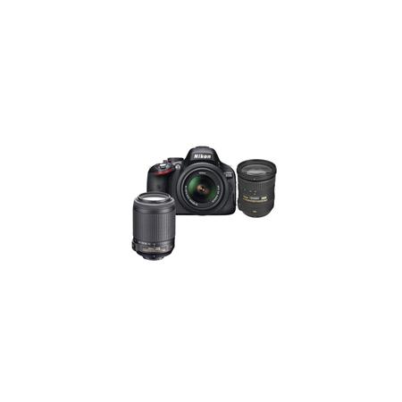 Nikon D5100 DX-Format Digital SLR Camera with 18-55mm VR &amp; 55-200mm VR Lens, Camera Case, Nikon DVD - Bundle - with 18-200mm VR Lens