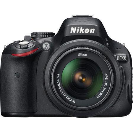 Nikon D5100 DX-Format Digital SLR Camera Kit with 18mm - 55mm f/3.5-5.6G AF-S DX (VR) Lens - Refurbished by Nikon U.S.A.