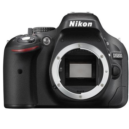 Nikon D5200 24 Megapixel Digital SLR Camera - Body - Black