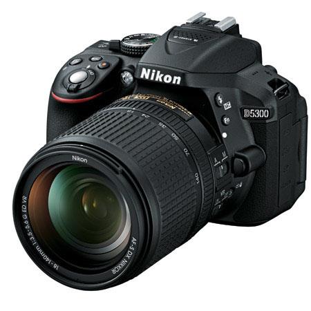 Nikon D5300 DX-Format DSLR Camera - Black with AFS DX 18-140mm f/3.5-5.6G ED VR Lens