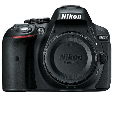 Nikon D5300 DX-Format Digital SLR Camera Body, Black - Refurbished by Nikon U.S.A.