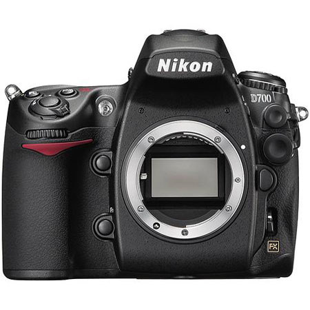 Nikon D700 Digital SLR Camera Body, 12.1 Megapixel, 0.72x Zoom, FX Format, CMOS Image Sensor image