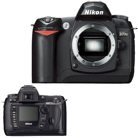 Nikon D70s Digital SLR Camera, 6.1 Megapixel, Interchangeable Lens, USA Warranty image