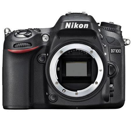 Nikon D7100 DX-format Digital SLR Camera Body, 24.1 Megapixel, DX-format CMOS, 51 Point AF, F Lens Mount, Black
