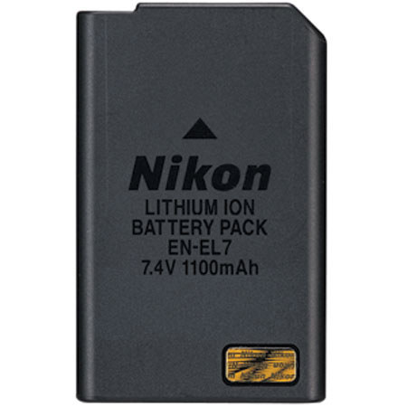 Nikon EN-EL7 Lithium-Ion Rechargeable Battery for the CoolPix 8400 &amp; 8800 Digital Cameras image