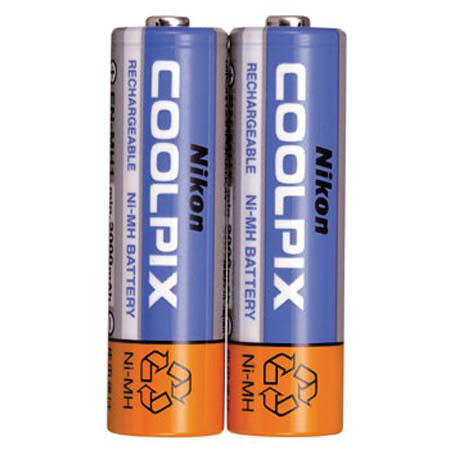 Nikon EN-MH1 Rechargeable Nickel-Metal Hydride (Ni-MH) AA size batteries (Set of 2) image