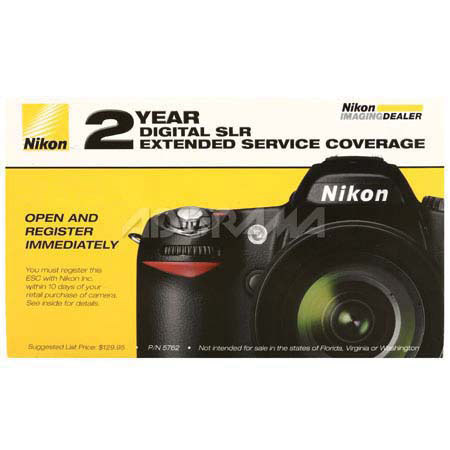 Nikon 2 - Year Extended Service Coverage Agreement for the Nikon D90 Digital SLR Camera image