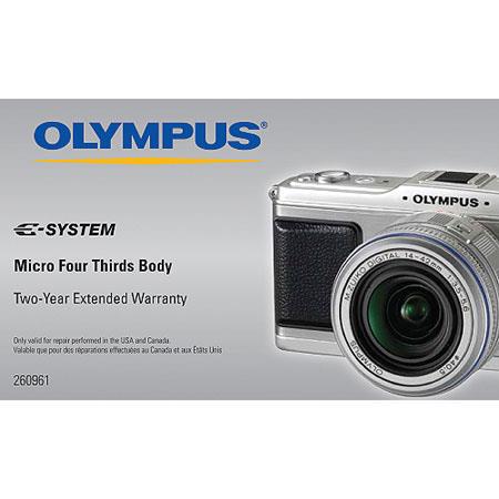 Olympus 2 Year Extended Warranty for Pen Micro Four Thirds Digital Camera Body