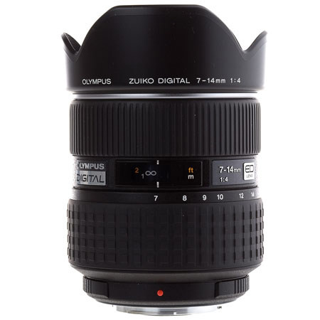 Olympus Zuiko 7-14mm F/4 E-ED Digital Zoom Lens for E Series DSLRs - (Four Thirds System)