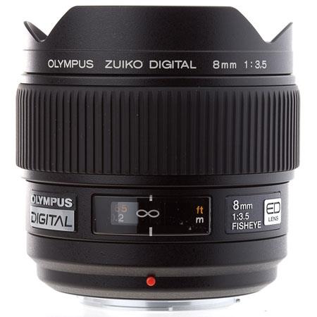 Olympus Zuiko 8mm f/3.5 E-ED Digital Fish-Eye Lens for E Series DSLRs - (Four Thirds System)