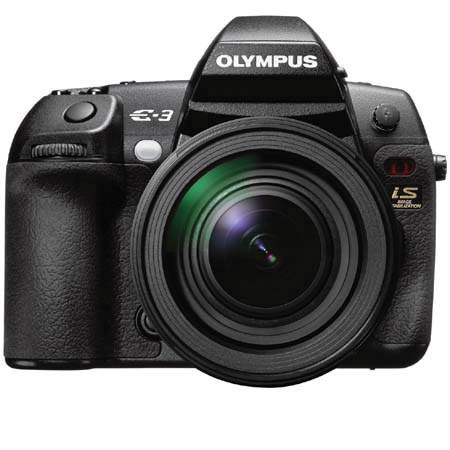 Olympus Evolt E-3 10.1 Megapixel Digital SLR Camera Body with 14mm - 54mm f/2.8-3.5 E-ED Lens image