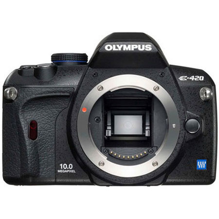 Olympus E-420 10.0 Megapixel Digital SLR Camera Body - Refurbished by Olympus U.S.A. image