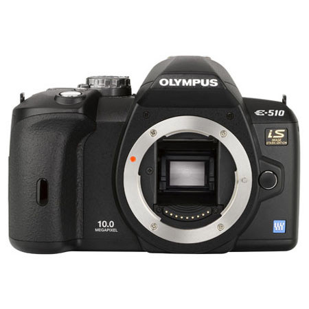 Olympus Evolt E-510 10.0 Megapixel Digital SLR Camera Body with Supersonic Wave Filter and 2.5" HyperCrystal LCD Screen image