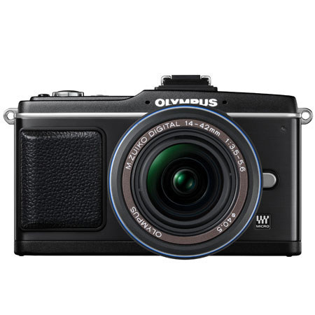 Olympus E-P2 Pen, with M.Zuiko 14-42mm f/3.5-5.6 ED Black Lens - Refurbished by Olympus U.S.A. image