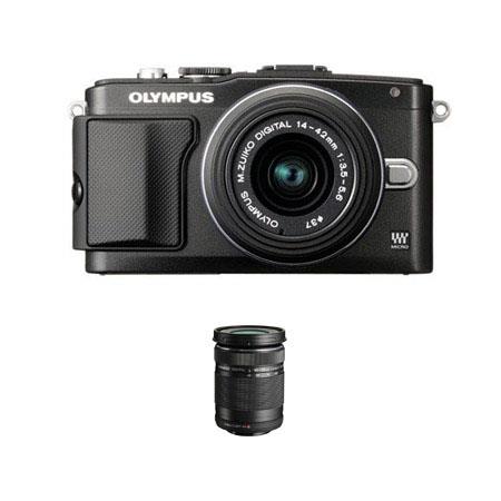 Olympus E-PL5 Mirrorless Digital Camera with 14-42mm f/3.5 II Lens - Bundle - with M. Zuiko Digital ED 40-150mm f/4-5.6