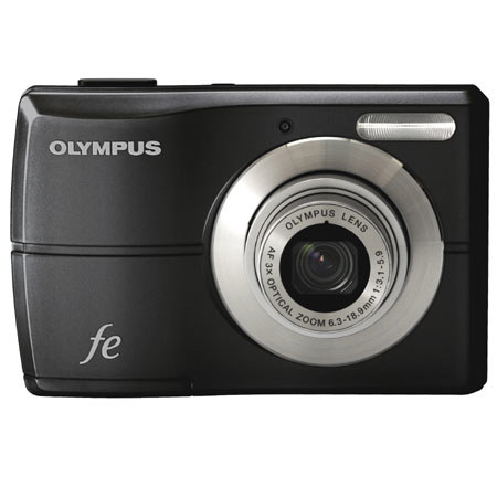 Olympus FE-26 12 MP Digital Camera, 3x Optical Zoom, 4x Digital Zoom, 2.5&quot; LCD Screen - Black image