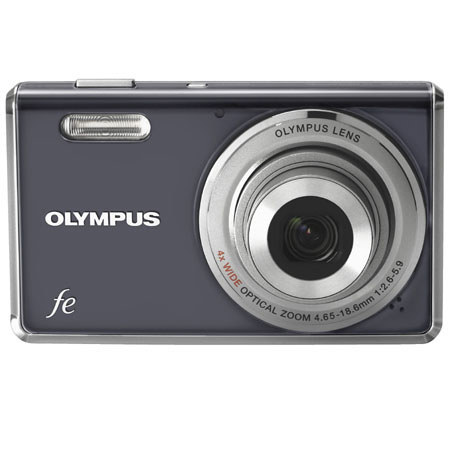Olympus FE-4000 12MP Digital Camera, 4x Optical Zoom, Gray - Refurbished by Olympus U.S.A. image