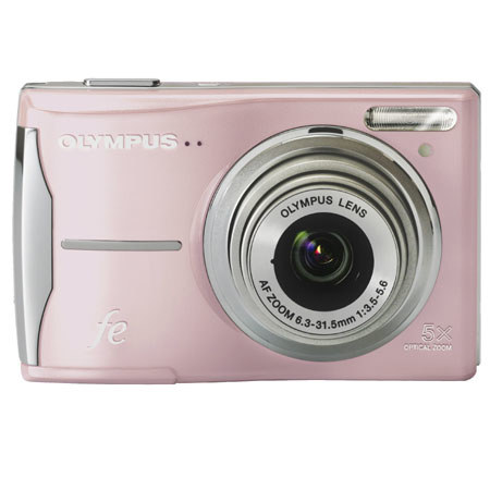 Olympus FE-46 12 MP Digital Camera, 5x Optical Zoom, 4x Digital Zoom 2.7&quot; LCD Screen - Pink image